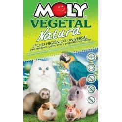 Moly Vegetal Natura 10L: Lecho Higiénico 100% Biodegradable