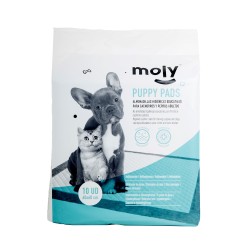 MOLY PUPPY PADS PEQ. 60 X 60cm 10 PCS