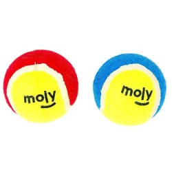 PELOTA TENIS 6,5cm C/HUELLAS PACK.2