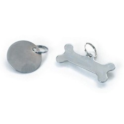 Placas Identificativas Lujo para Mascotas - 4 Unidades
