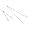 ACOPLE 2 PERROS CROMADO 50cm X 2mm