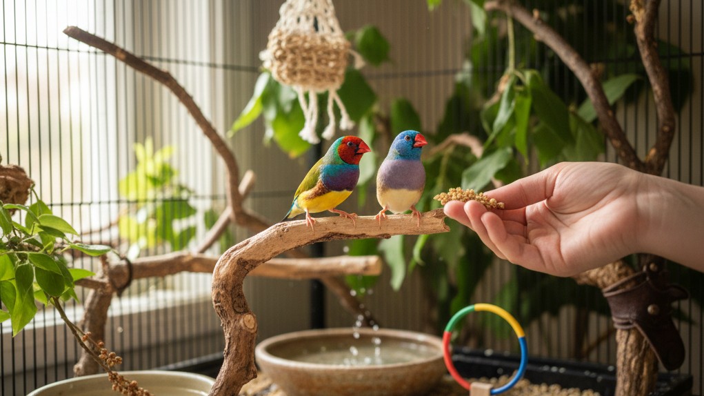 Adiestramiento básico para el Diamante de Gould: trucos y técnicas para principiantes