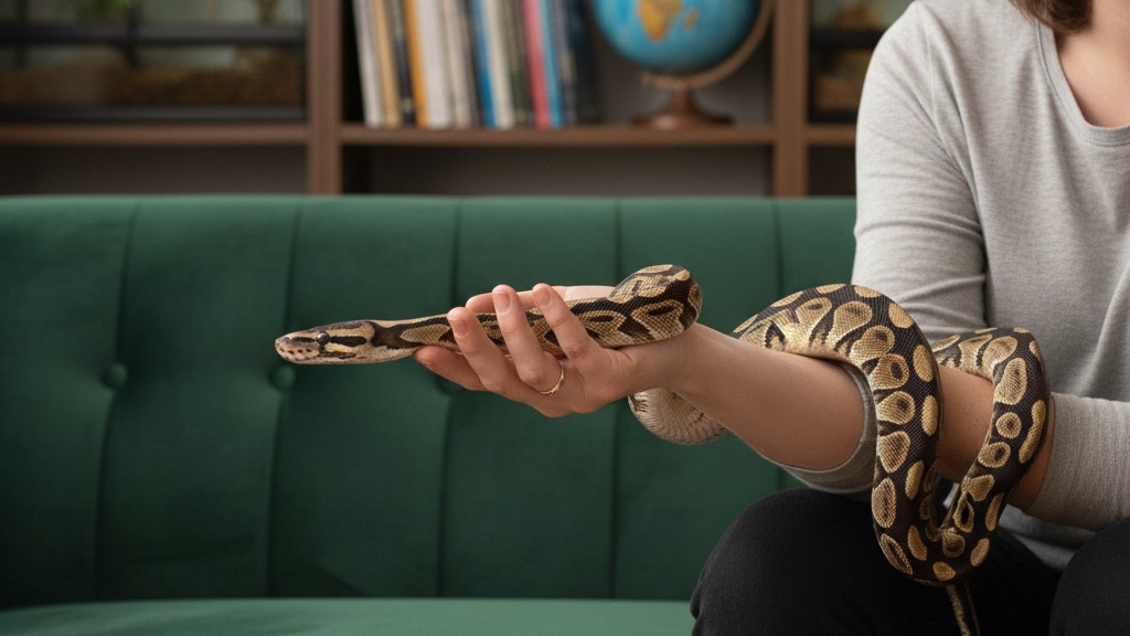 Adiestramiento básico para Pitón real: técnicas para manejar y socializar a tu serpiente