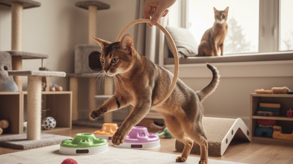 Adiestramiento efectivo para gatos Abisinios: trucos y técnicas básicas