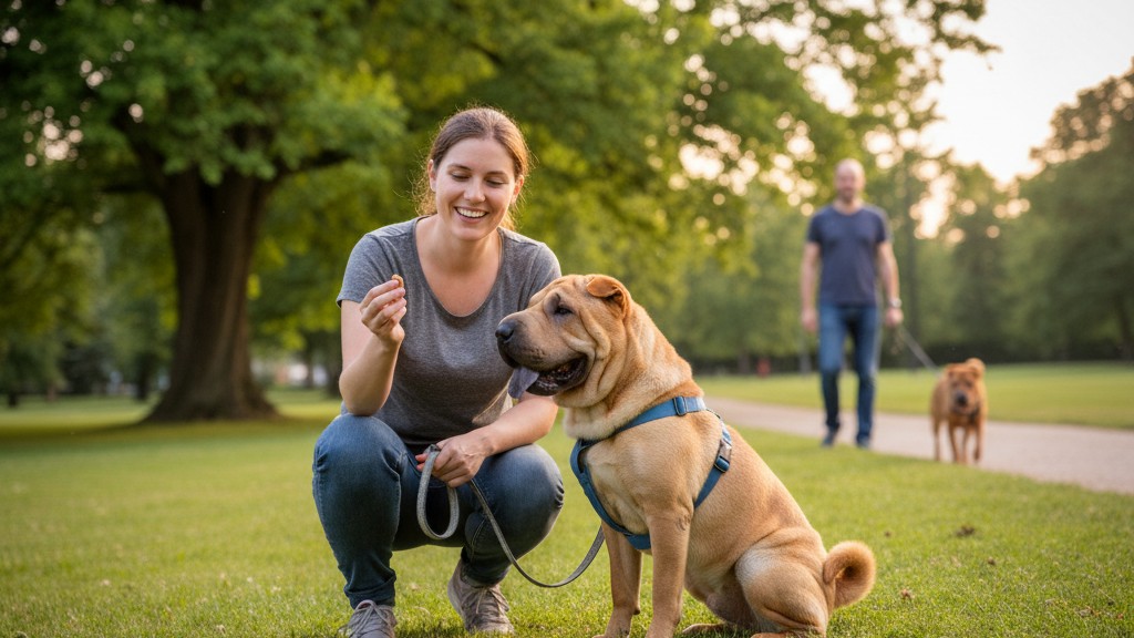 Adiestramiento efectivo para Shar Pei: técnicas para un perro obediente y feliz