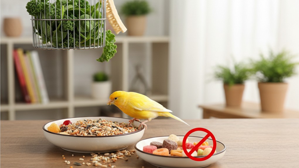 Alimentación ideal para canarios: qué darle y qué evitar