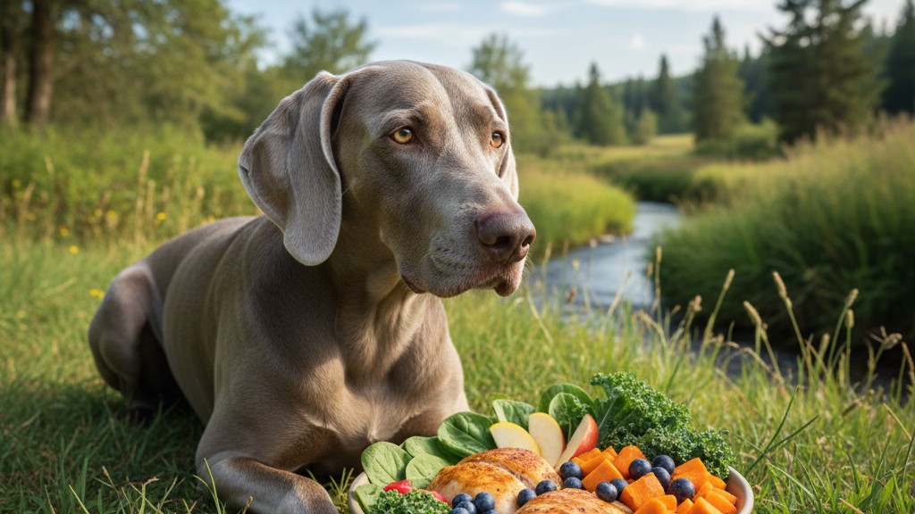Alimentación ideal para Weimaraners: qué darle para una vida saludable