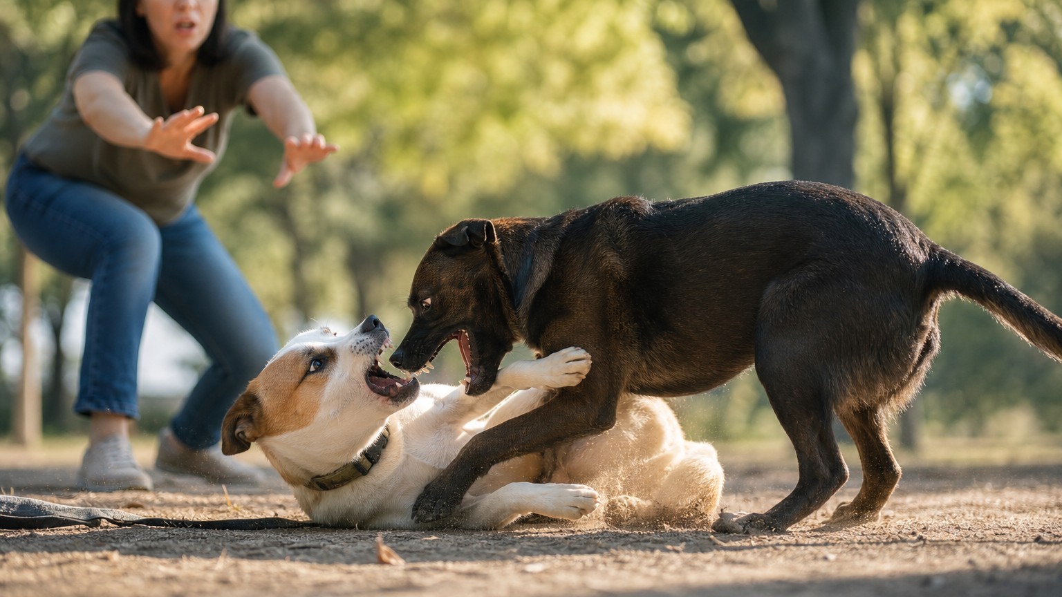 Cómo actuar ante una pelea entre perros