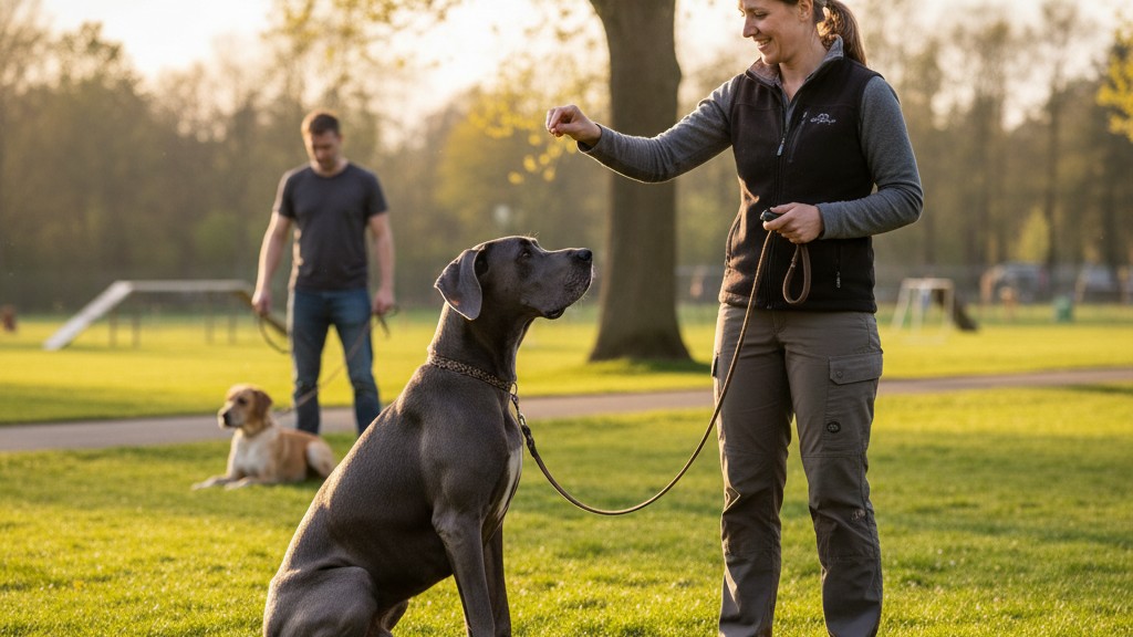 Cómo adiestrar a tu Gran Danés: técnicas efectivas para un perro obediente