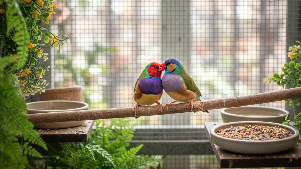 ¿Cómo convivir con un Diamante de Gould? Consejos para una relación armoniosa