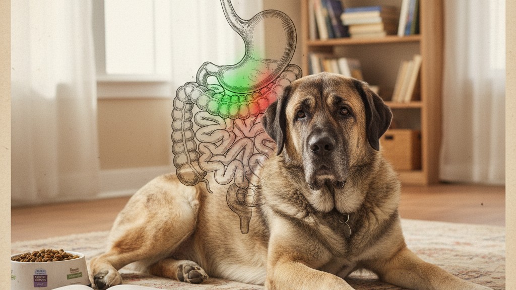 Cómo detectar y tratar problemas digestivos en el Mastín Español