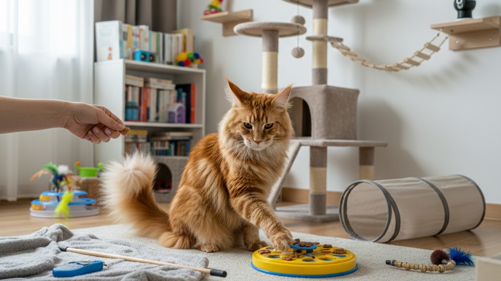 Cómo entrenar a tu Maine Coon: técnicas efectivas de adiestramiento felino