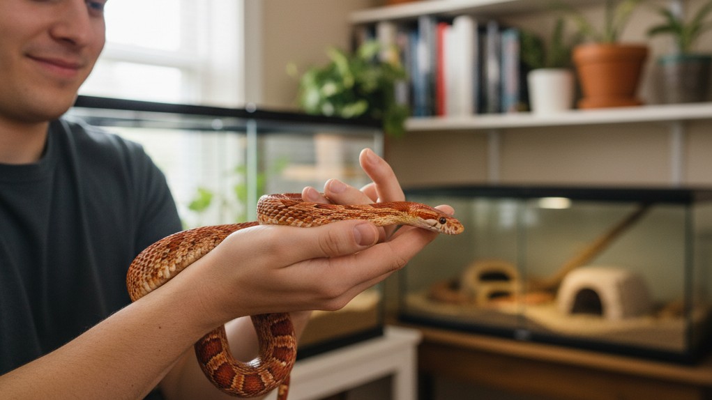 Cómo entrenar y manejar a tu serpiente del maíz: técnicas fáciles y efectivas