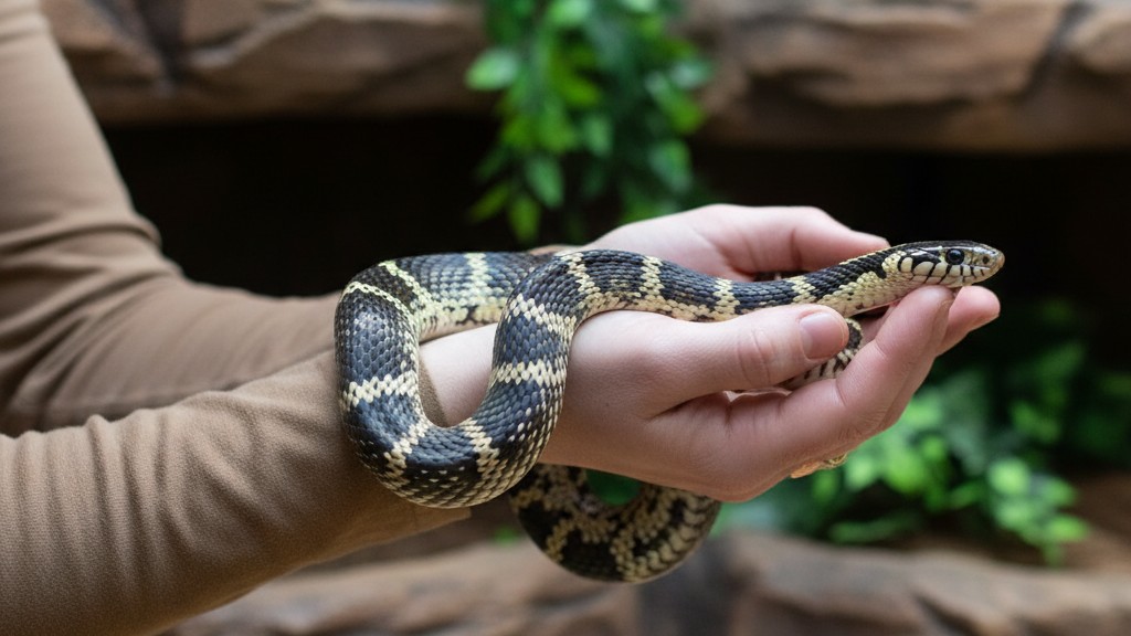 Cómo entrenar y manipular a tu serpiente rey de California de forma segura