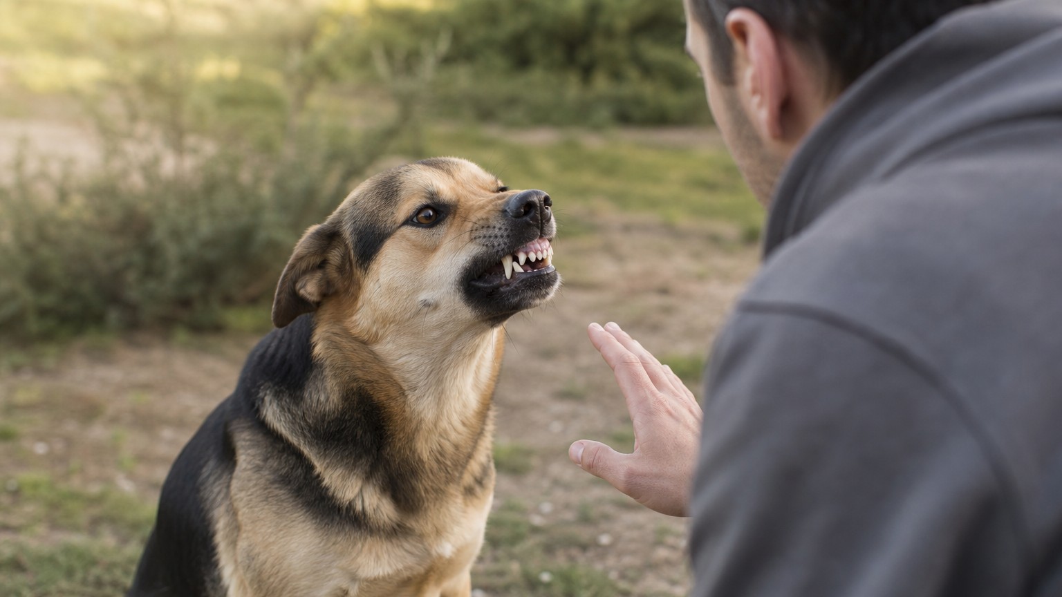 Cómo interpretar los gruñidos de un perro