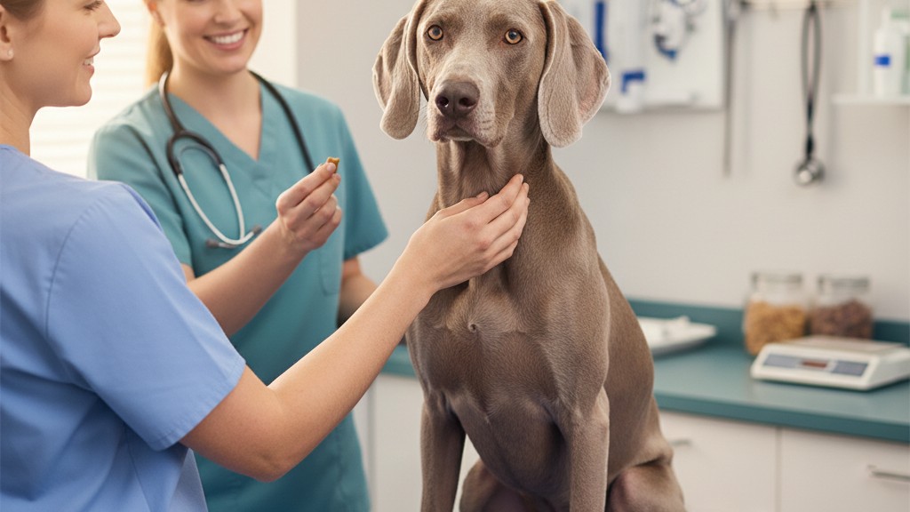 Cómo preparar a tu Weimaraner para visitas al veterinario: consejos para reducir el estrés