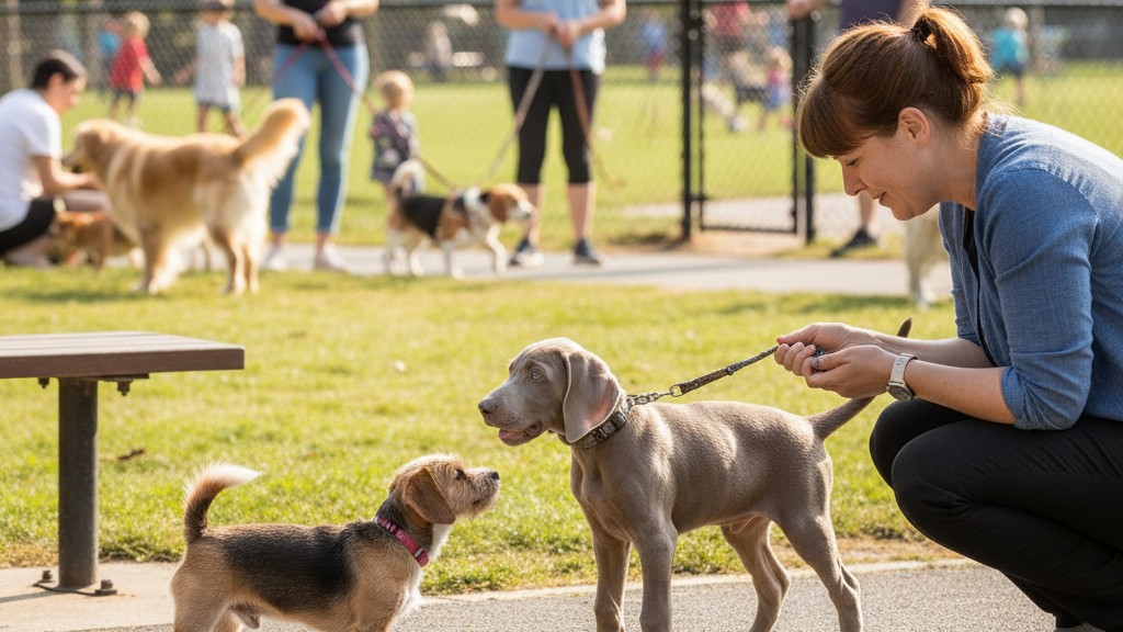 Cómo socializar correctamente a un Weimaraner desde cachorro: claves para un perro equilibrado