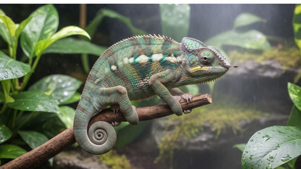 Comportamiento típico de los camaleones: cómo interpretar sus señales