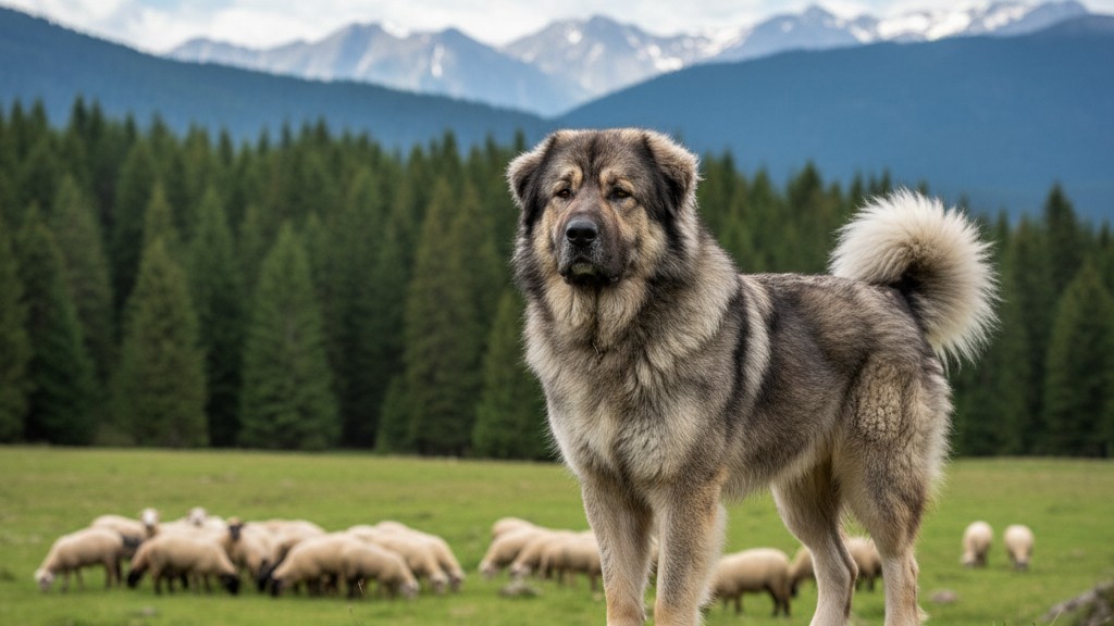 Comportamiento típico del Pastor del Cáucaso: qué esperar de esta raza protectora