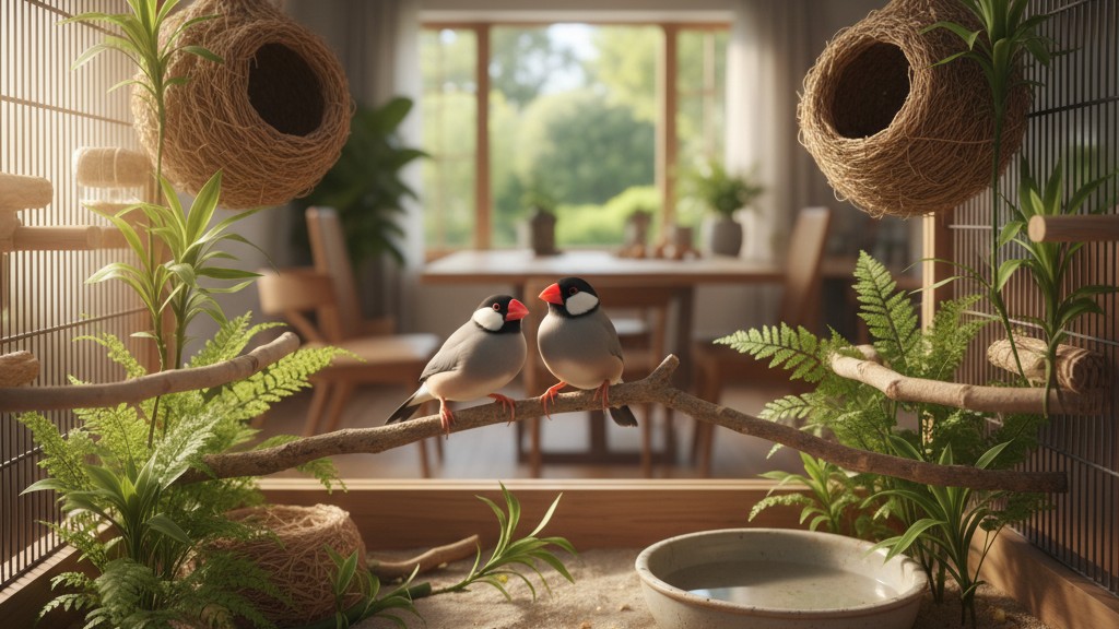 Consejos para crear un ambiente ideal para tu Gorrión de Java