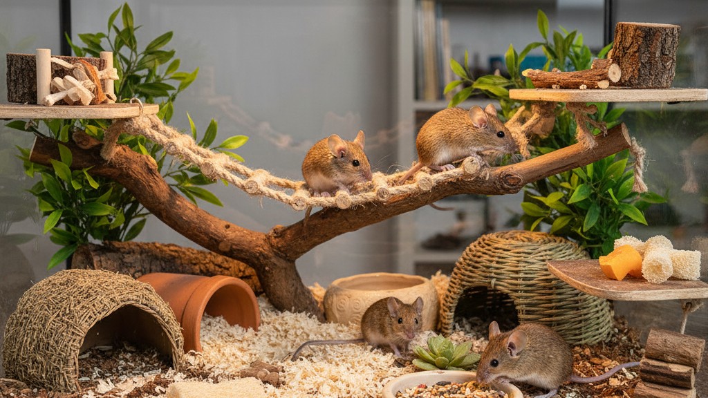 Consejos para Crear un Hábitat Seguro y Cómodo para tu Ratón Espinoso Africano