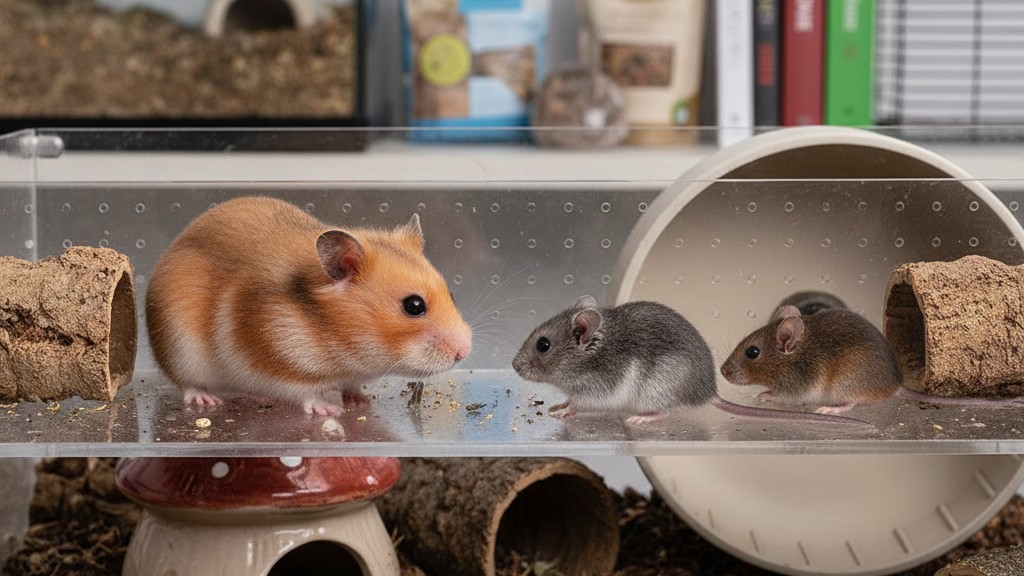 Consejos para la convivencia entre hámster sirio y otros roedores en casa