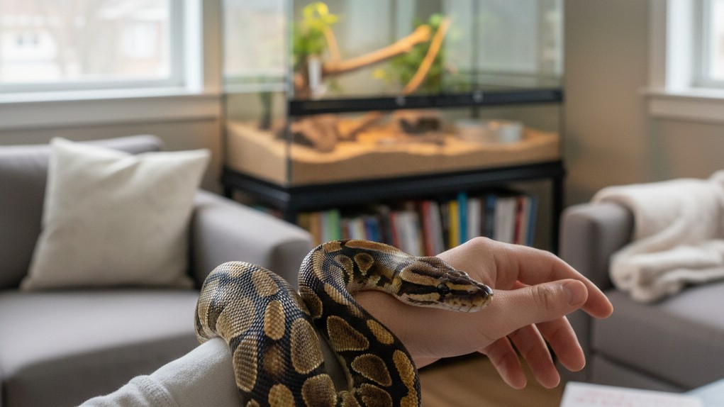 Consejos para la convivencia segura y armoniosa con tu Pitón bola en casa