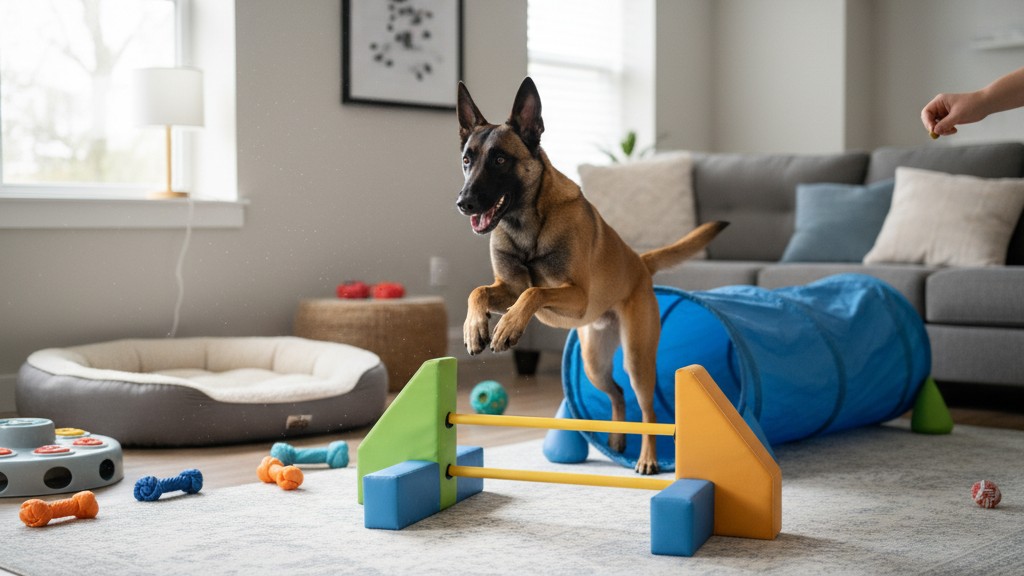 Consejos para Mantener Activo y Feliz a tu Pastor Belga Malinois en Casa