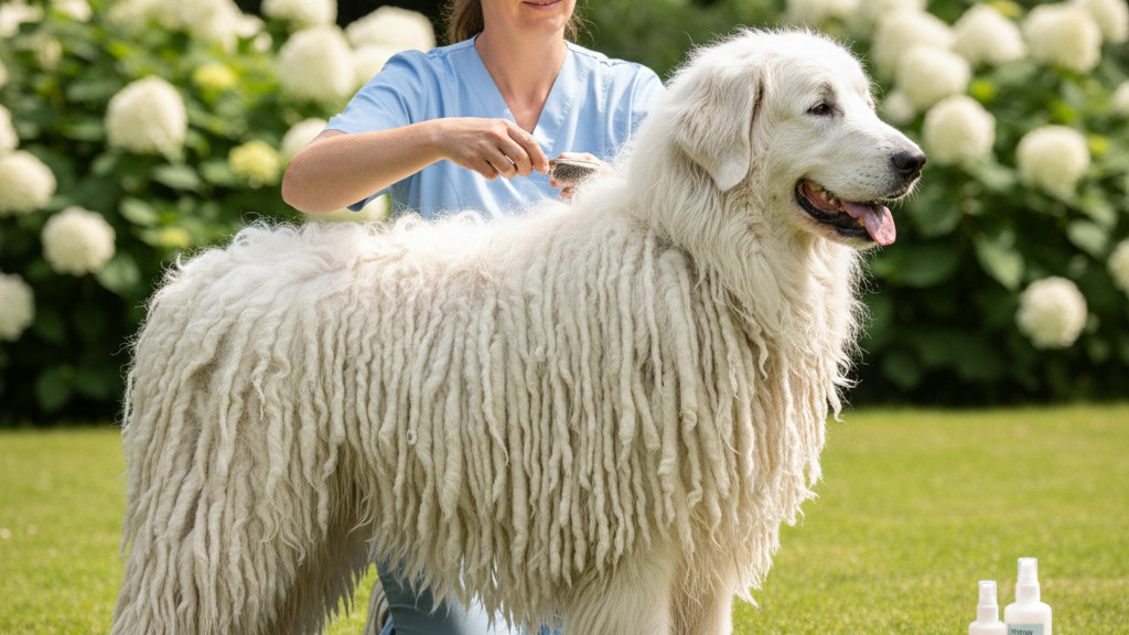 Consejos para mantener el pelaje único del Komondor en perfecto estado