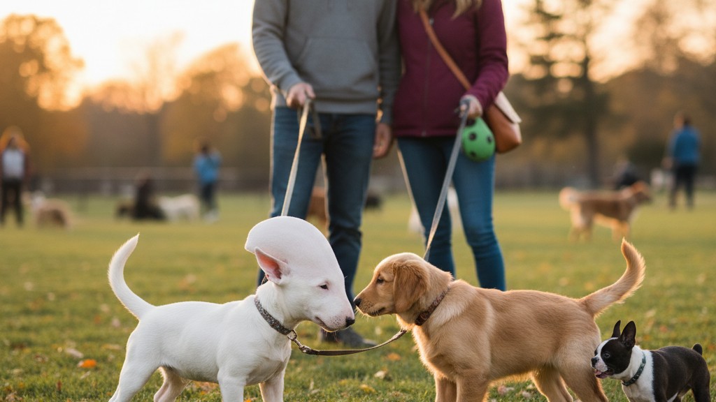 Consejos para socializar a tu Bull Terrier desde cachorro