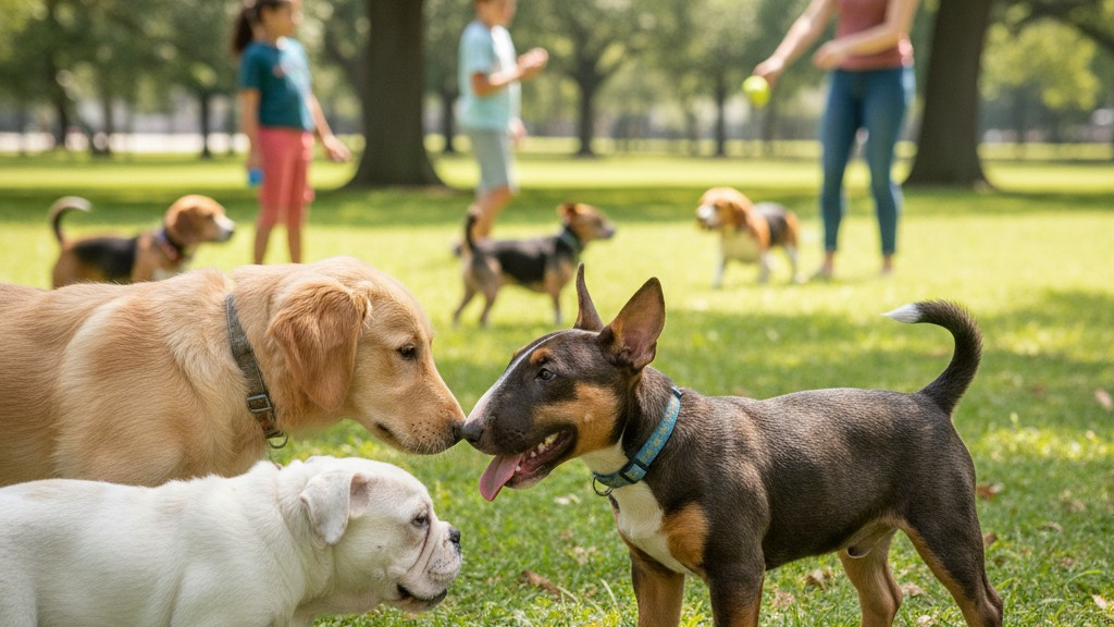 Consejos para socializar a tu Bull Terrier Miniatura desde cachorro