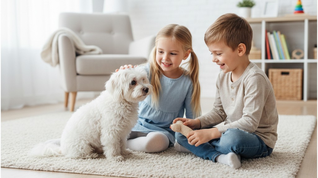 Consejos para una convivencia armoniosa entre el Bichón Maltés y niños