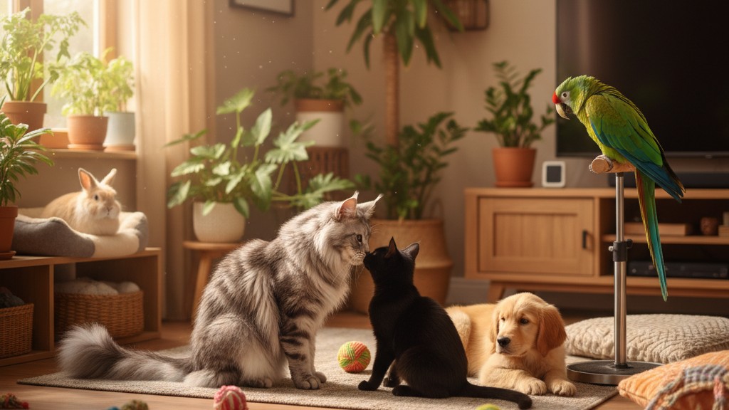 Consejos para una convivencia armoniosa entre Maine Coon y otros mascotas