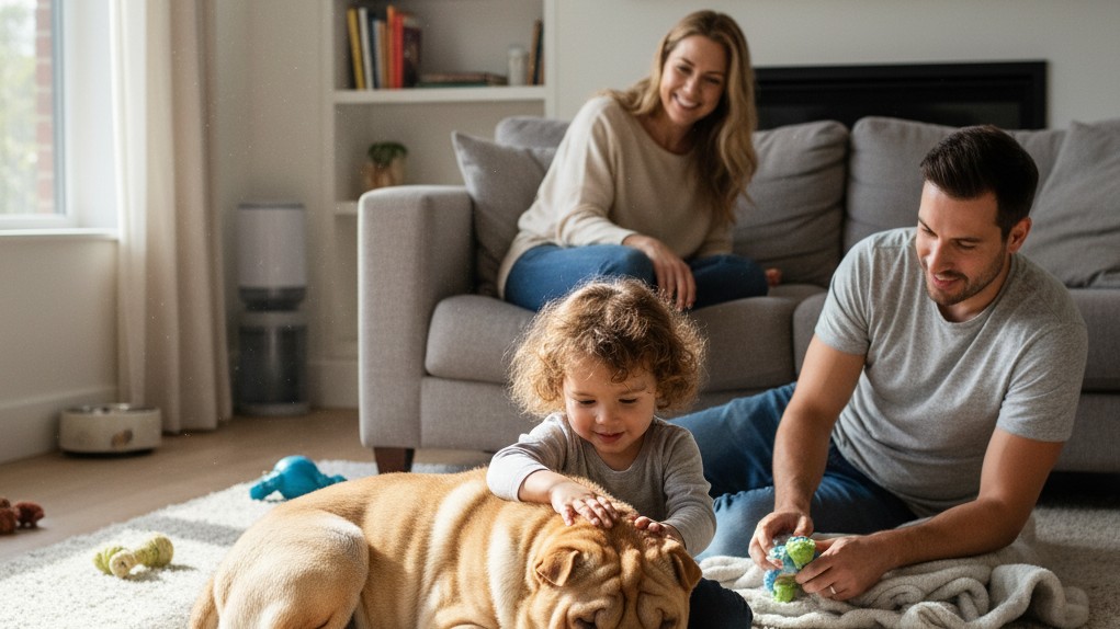 Convivencia con un Shar Pei: consejos para integrar a tu perro en la familia
