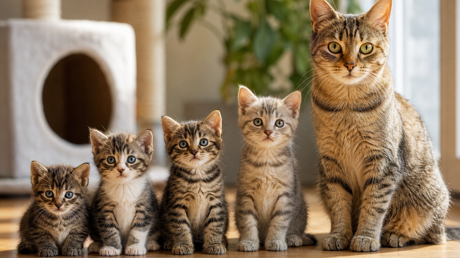 Cuándo deja de crecer un gato