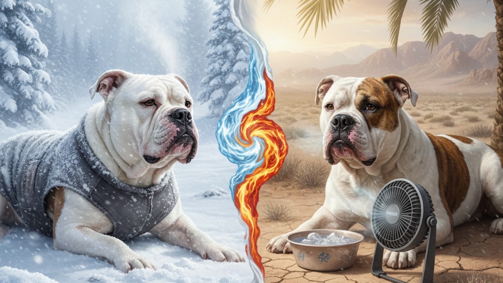 Cuidados Especiales para American Bulldogs en Climas Extremos