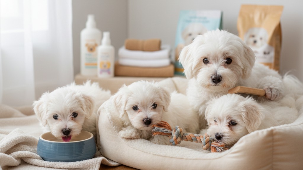 Cuidados especiales para cachorros de Bichón Maltés: lo que debes saber