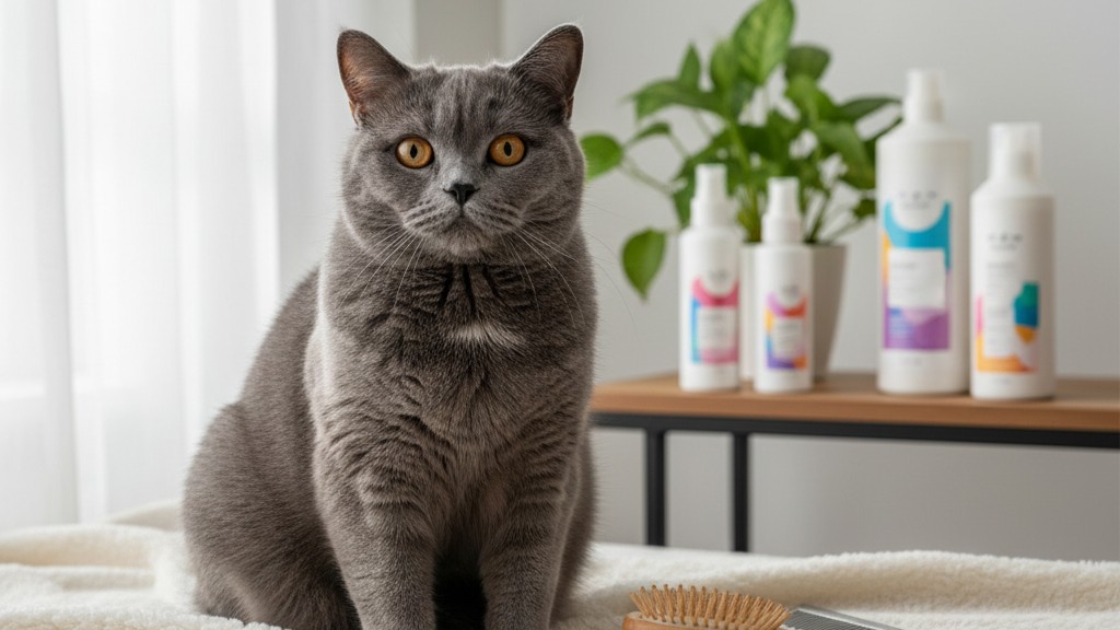 Cuidados específicos del pelaje del gato Británico de pelo corto: mantenimiento y salud