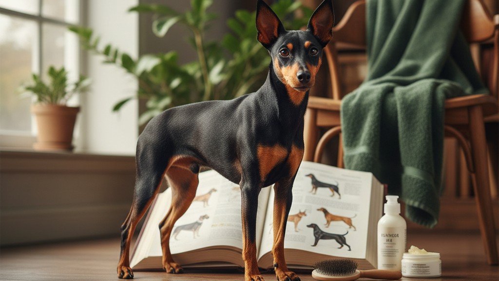 Cuidados específicos para el pelaje y la piel del Manchester Terrier