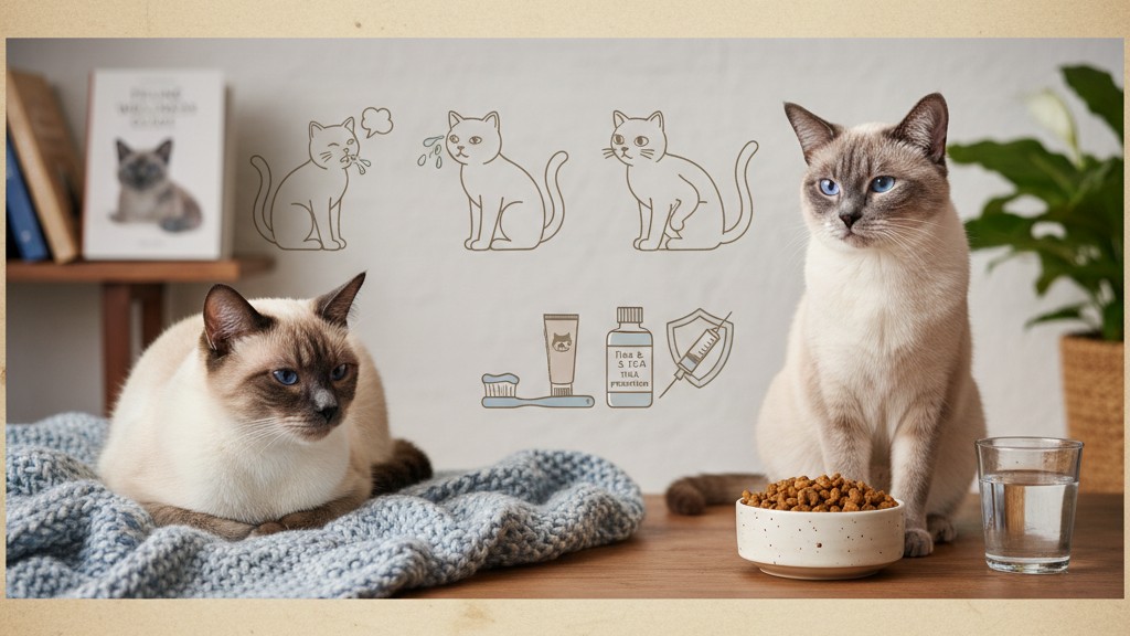 Enfermedades comunes en gatos siameses y cómo prevenirlas