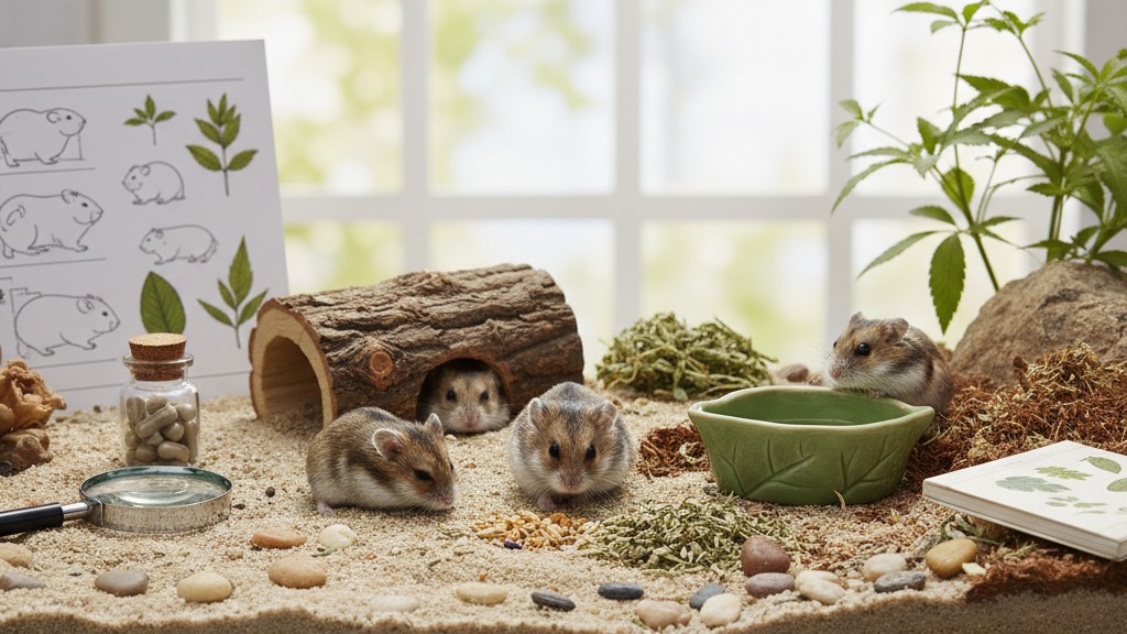 Enfermedades comunes en Hámsters Roborovski y cómo prevenirlas