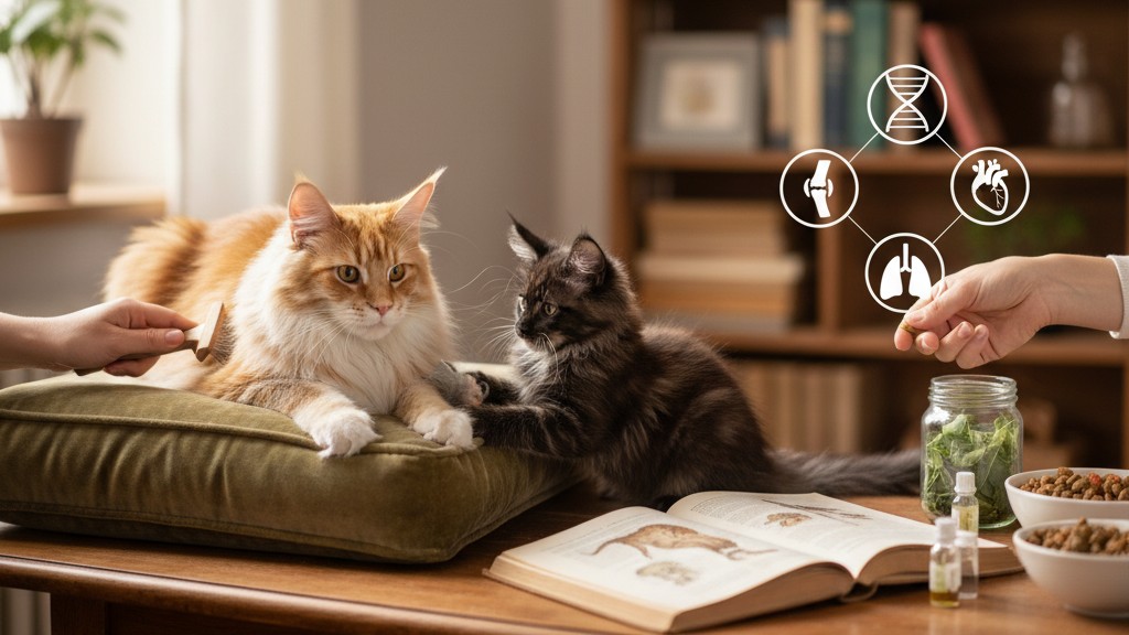 Enfermedades comunes en Maine Coon y cómo prevenirlas