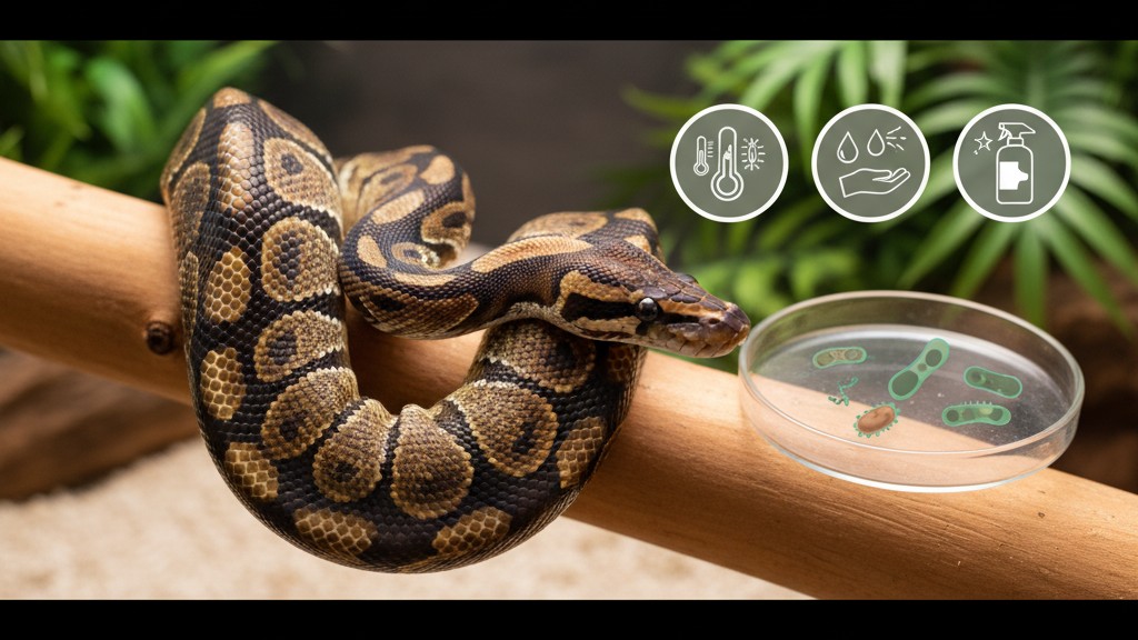 Enfermedades comunes en Pitones reales y cómo prevenirlas efectivamente