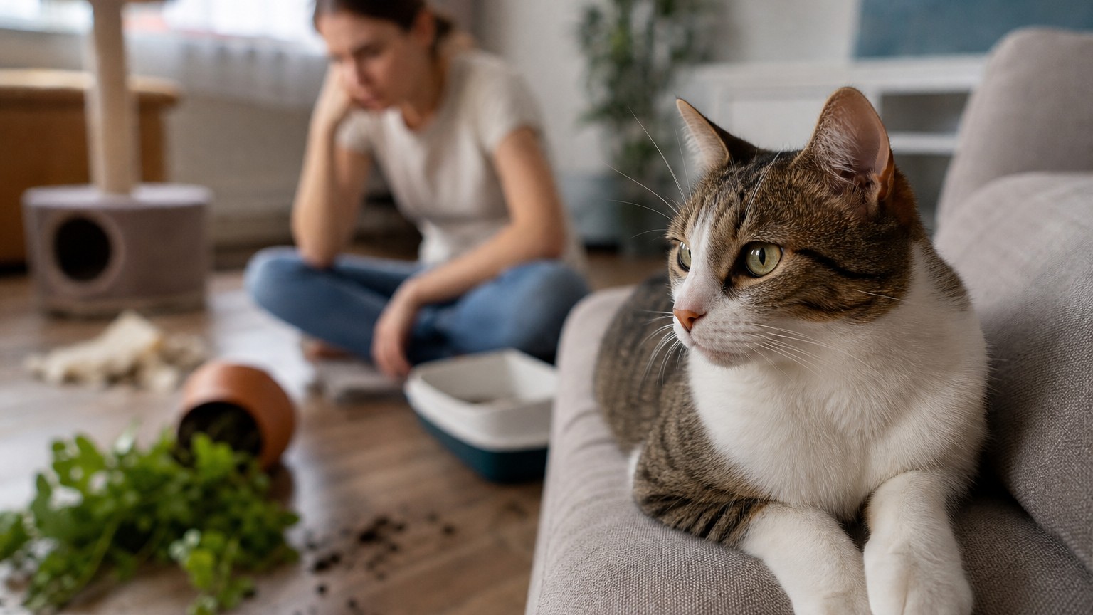 Errores comunes con los gatos