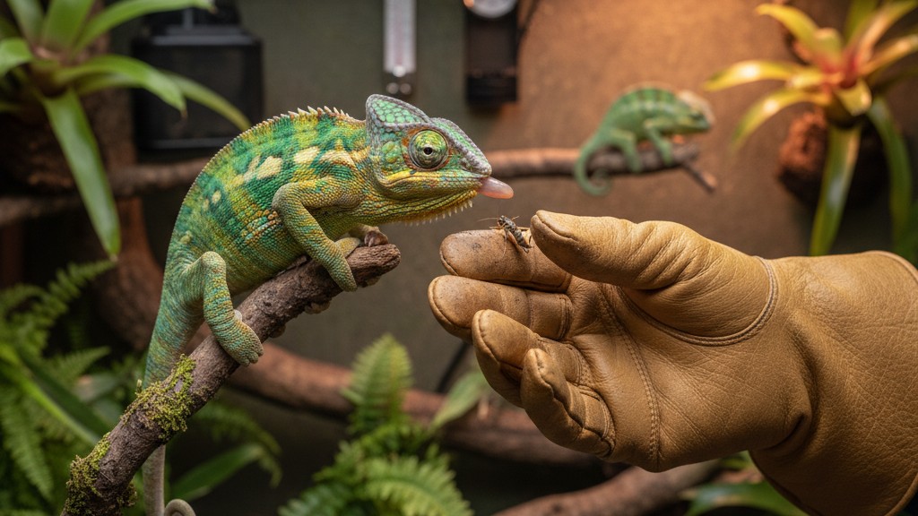 ¿Es posible adiestrar a un camaleón? Técnicas y recomendaciones