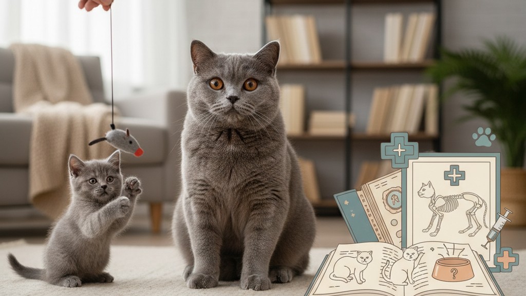 Principales enfermedades comunes en el gato Británico de pelo corto y cómo prevenirlas