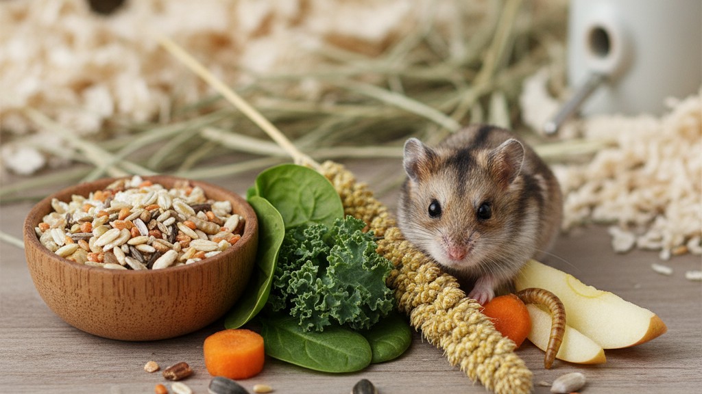 ¿Qué come un hámster chino? Alimentación saludable y recomendada