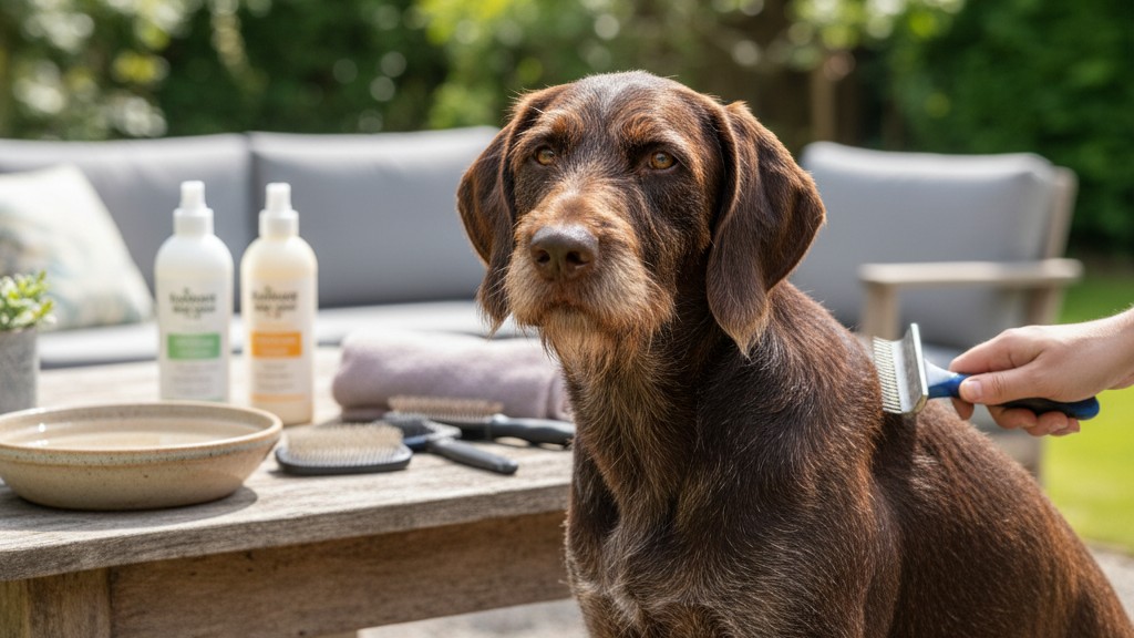 Rutina de cuidado del pelaje del Braco Alemán de Pelo Duro: Mantén su pelo duro y saludable