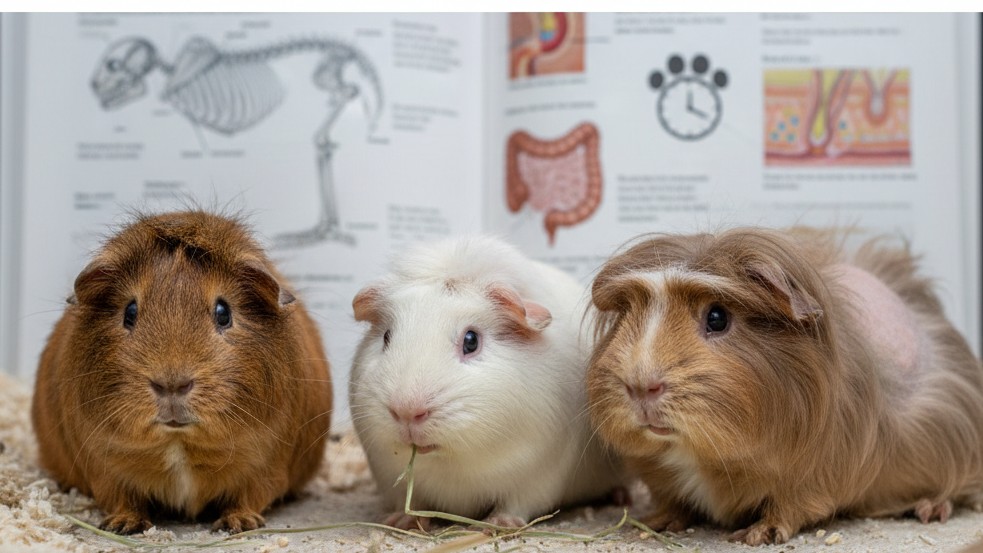 Señales de enfermedades comunes en cobayas y cuándo acudir al veterinario