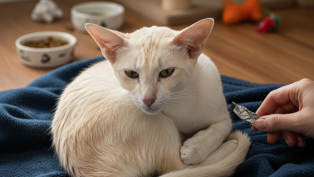 Señales de estrés en el gato Oriental de pelo corto y cómo ayudarlo